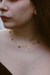 COLAR CHOKER CORAÇÕES DOURADO