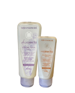 CREME PARA PÉS DESCONECTA 110 ML + CREME PARA MÃOS RECONECTA 60 ML