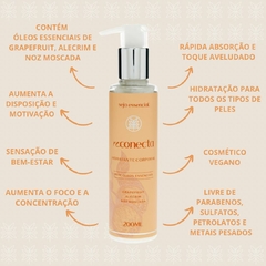 Hidratante Corporal Vegano com Óleos Essenciais de Grapefruit, Alecrim e Noz Moscada Reconecta 200 ml - Seja Essencial - comprar online