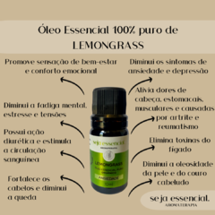 Óleo Essencial de Lemongrass 10 mL - comprar online