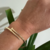 BRACELETE PARAFUSO BANHADO A OURO 18K na internet