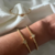 Pulseira Bracelete BolInha com Estrela Banhada Ouro 18K na internet