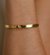 BRACELETE LISO COM ZIRCONIA BANHADO A OURO 18K na internet