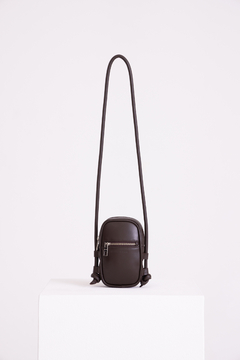 MINI BAG PAT MARRON