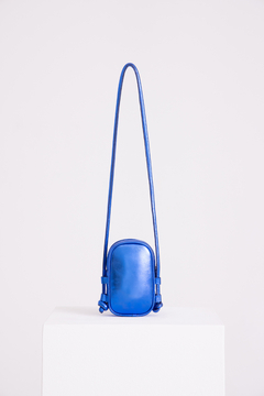 MINI BAG PAT AZUL METAL en internet