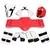 Taekwondo kit de treinamento glvoes karate colete protetor corpo sparring engren - Official Sports - Artigos esportivos