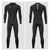 Roupa de mergulho WETSUIT neoprene 3MM unissex com zíper frontal