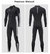 Imagem do Roupa de mergulho WETSUIT neoprene 3MM unissex com zíper frontal