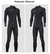 Roupa de mergulho WETSUIT neoprene 3MM unissex com zíper frontal na internet