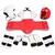 Taekwondo kit de treinamento glvoes karate colete protetor corpo sparring engren