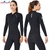 Imagem do 2mm neoprene wetsuit para homem e mulher divisão de mangas compridas maiô mergulho mergulho kite surf terno quente wetsuit jaqueta