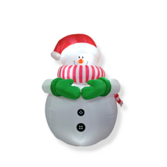 Muñeco de Nieve Inflable Holiday Time - 2.4m