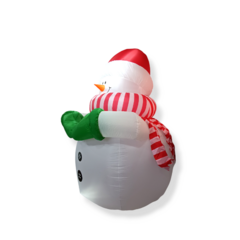 Muñeco de Nieve Inflable Holiday Time - 2.4m en internet