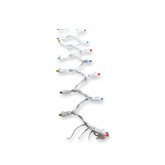 Luces Led Mlticolor Holiday Time - 100 luces cable blanco en internet