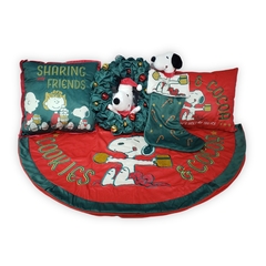 Set Navideño Snoopy para árbol de Navidad, 5 piezas