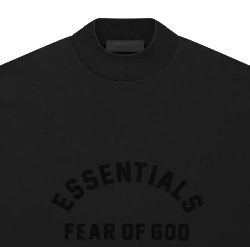 Camiseta Fear of God Essentials Jet Black