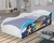 CAMA CARRO INFANTIL AZUL