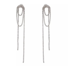 Aretes diamante tiras XL