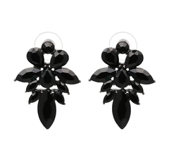 Aretes flor diamante