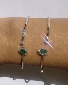 Pulsera aro esmeralda