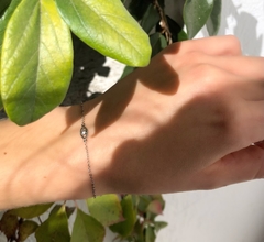 Pulsera plata ojito - comprar en línea