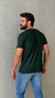 Camiseta Algodão Egípcio Gola O Masculina Verde - comprar online