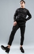 Calça modelagem skinny jacquard texturizado preto - Ln'R