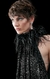 Image of Vestido com plumas preto