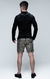 Shorts super slim jacquard estampa dourado com preto - loja online