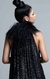 Image of Vestido com plumas preto