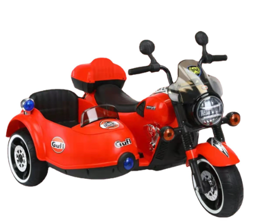 Triciclo elétrico de motocicleta infantil, recarregável com música e luz,  brinquedos para montar, bebê masculino e
