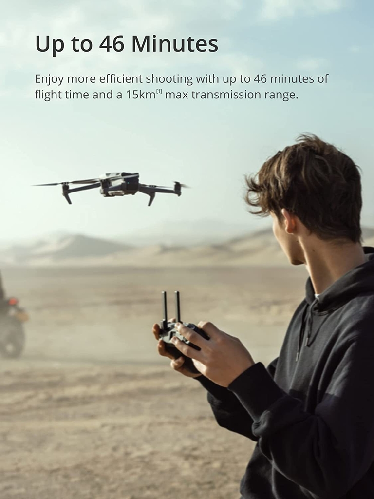 Buy DJI Mavic 3 - Camera Drone with 4/3 CMOS Hasselblad Camera, 5.1K Video,  Omnidirectional Obstacle Sensing, 46-Min Flight, RC Quadcopter with  Advanced Auto Return, Max 15km Video Transmission Online at Low