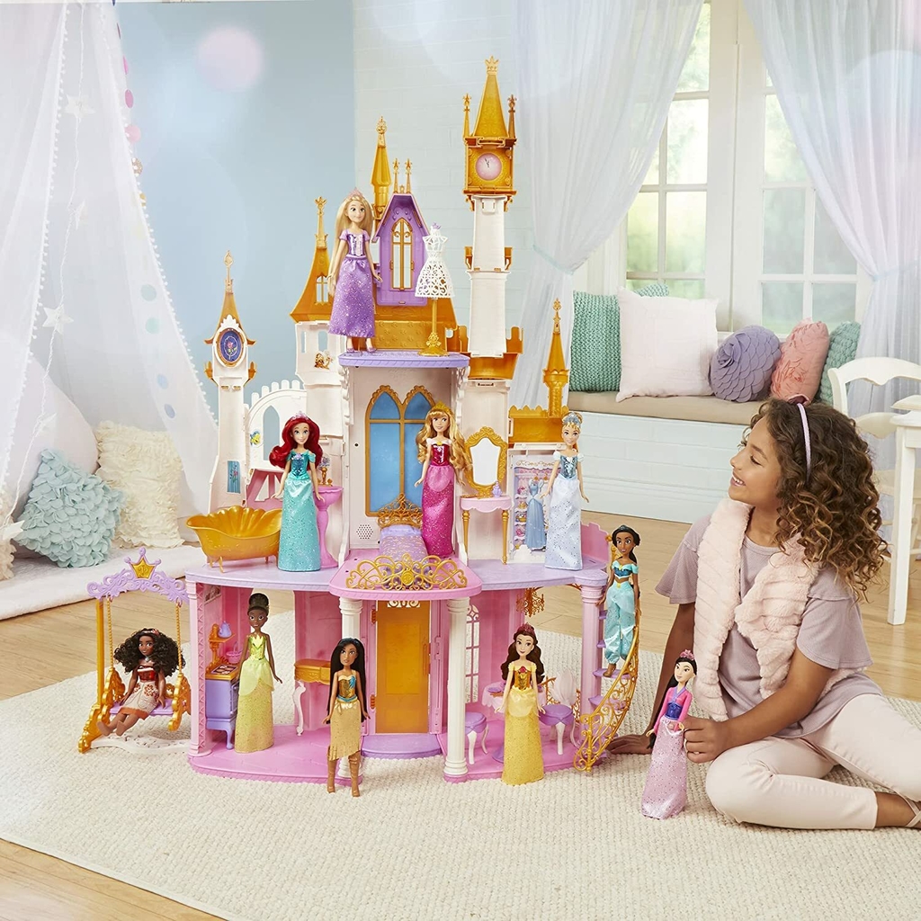 Disney - Mini casa de bonecas Castelo de Bela da Disney Princess