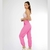 calça feminina rosa com regulagens, elástico e bolsos confortável da marca alto giro