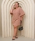 Imagem do Vestido Feminino Detalhe nas Costas Plus Size Nude