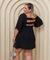 Vestido Feminino Detalhe nas Costas Plus Size Preto na internet