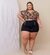 Conjunto Short e Cropped Plus Size - Lubella Plus Size e Folheados Atacado