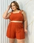 Conjunto Short e Cropped Plus Size - comprar online