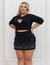 Conjuntos de Short Saia com Detalhe de Metais Plus Size - comprar online