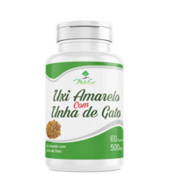 Uxi Amarelo + Unha de Gato 60 Capsulas 500mg