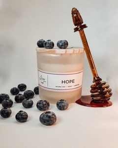 HOPE - Vela Aromática de blueberry com mel 200g - comprar online