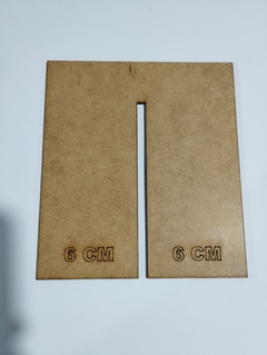 GABARITO PARA LACO KIT 2,5 AO 6 CM MDF CRU 3 MM - loja online