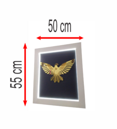 QUADRO ESPIRITO SANTO LED 55X50 MDF - comprar online