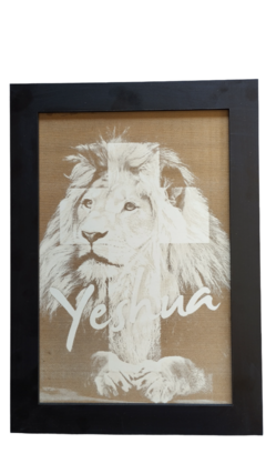 QUADRO YESHUA EM MDF 33CMX46CM