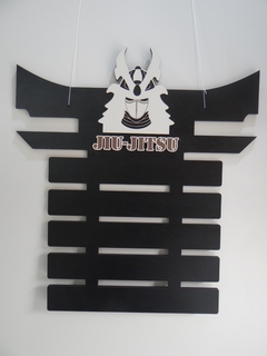 PORTA FAIXA JIU JITSU 53X48 MDF PRETO 6MM na internet