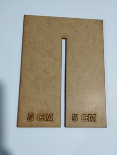 GABARITO PARA LACO KIT 2,5 AO 6 CM MDF CRU 3 MM - comprar online