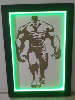 Imagem do QUADRO HULK LED 70X50 MDF