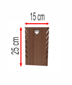 PORTA JOIAS 25X15 MDF CARVALHO - comprar online