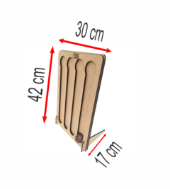 PORTA CAPSULAS EM MDF CRU 6 MM 42X30 - comprar online