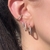 Piercing Fake X Cravejado semijoia - comprar online